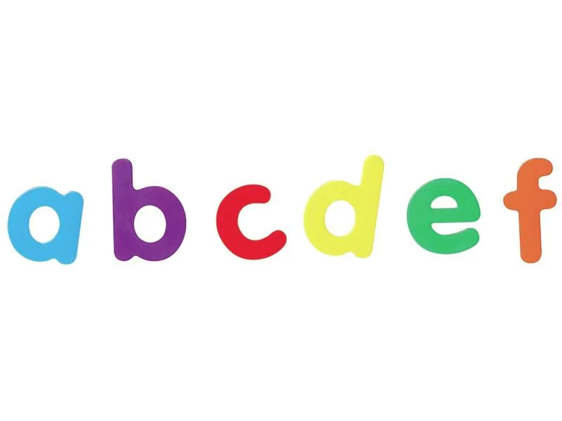 Lettres Alphabet Réfrigérateur Ensemble De 208 Lettres Magnétiques Alphabet - Lettres Douces EVA Avec Voyelles Rouges Et Consonnes Bleues - Outil Éducatif Pour Enfants