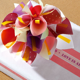 Bouquet de fleurs en papier
