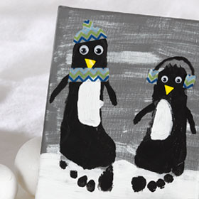 Les pingouins empreintes